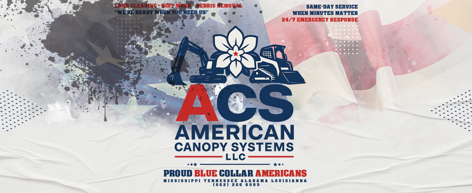 acs service page menu reveal